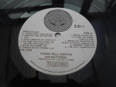 Ian Matthews ? Tigers will Survive US 1st press vertigo swirl record LP VEL 1010 A-M2 and B-M2 EX+