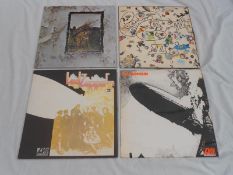 Collection Led Zeppelin 1st four studio albums All UK originals Second Presses All sleeves and vinyl