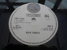 Black Sabbath - Black Sabbath UK Vertigo Swirl 1st press LP V06 847903 VTY VO6 1Y-1 and 2Y-1 EX