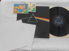 Pink Floyd - Dark side of the Moon UK LP Record. SHVL 804. A-8 and B-7 EX The vinyl is in