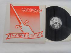 Victory - Taking the fight UK LP Record HOT 3 1317 HOT 3 A-1 and B-1 The vinyl is in excellent