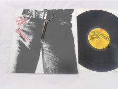 Rolling Stones - Sticky Fingers UK 1st press LP record COC 59100 N/mint Matrix TML ROLLING STONES