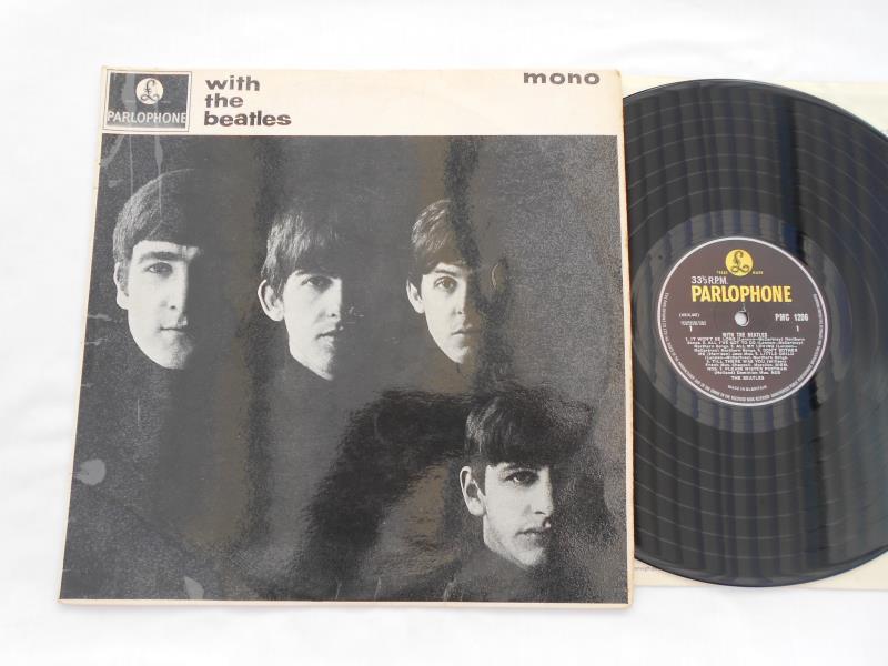 The Beatles ? With the Beatles. UK record LP PMC 1206 XEX 447-7N and 448-7N EX+ The vinyl is in