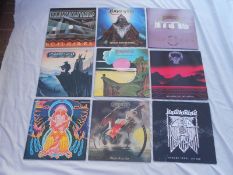 Hawkwind Collection of 9 x LPs Mostly UK and all in lovely condition and EX - NM condition Doremi