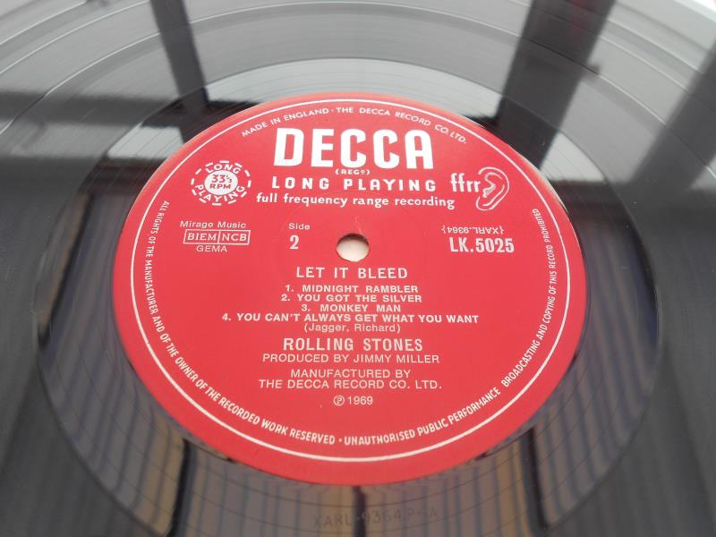 Rolling Stones - Let It Bleed UK 1st press LK 5025 XARL 9363 P-1A and XARL 9364 P-1A VG+ The vinyl - Image 8 of 9