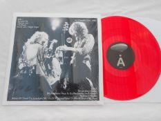 Rare Led Zeppelin - Circ1975. Unofficial Red Vinyl in Mint unplayed condition LZ100 - A and B The