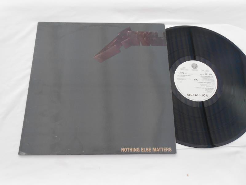 Metallica ? Nothing Else Matters UK 12? record METAL 1012 A-1 and B-1 SNA Logo NM The vinyl is in