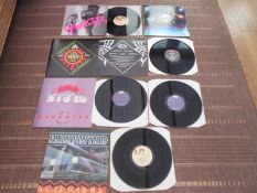 Hawkwind and Hawklords LP collection X 5. Vinyl Excellent, Sleeves VG+ to EX