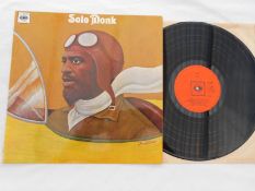 Thelonious Monk ? Solo Monk UK 1st press LP Mono BPG 62549 1A-1 and 2B-1 EX The vinyl is in