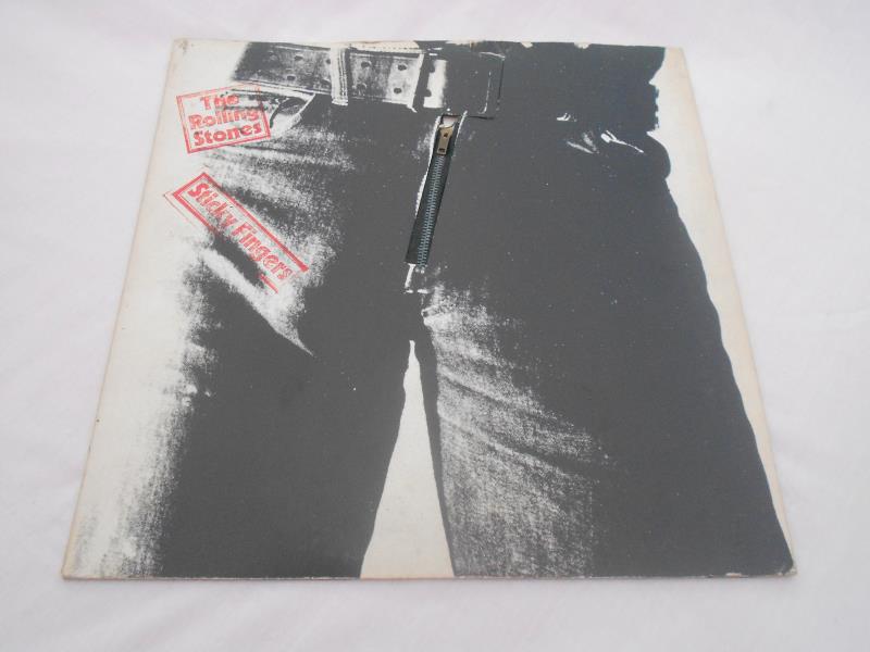 Rolling Stones - Sticky Fingers UK 1st press LP record COC 59100 VG+ Matrix TML ROLLING STONES - Image 2 of 10