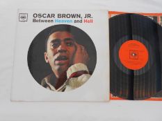 Oscar Brown JR ? Between heaven and Hell UK 1st press LP MONO BPG 62016 1L & 2L EX The vinyl is in