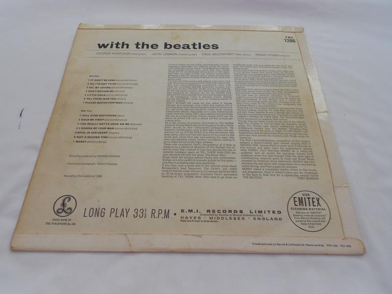 The Beatles ? With the Beatles. UK record LP PMC 1206 XEX 447-7N and 448-7N EX+ The vinyl is in - Image 4 of 12