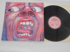 King Crimson - In the Court of the Crimson King UK LP record. ILPS 9111 A-2 and B-3 VG The vinyl