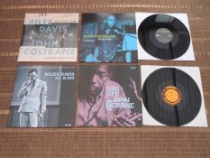 Miles Davis and John Coltrane LP?s X 4 With 3 being Unofficial releases which are mint condition