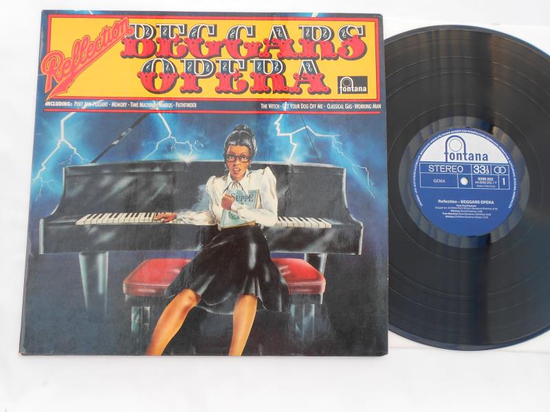 Beggars Opera ? Reflection German 1st press Fontana 9290 202 1-Y and 2-Y 1977 NM The vinyl is in
