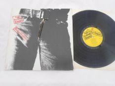 Rolling Stones - Sticky Fingers UK 1st press LP record COC 59100 VG+ Matrix TML ROLLING STONES