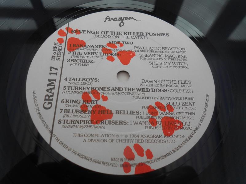Revenge of the Pussy Killers ? Blood on the Cats French record LP GRAM 17 N/M The vinyl is in near - Image 8 of 8