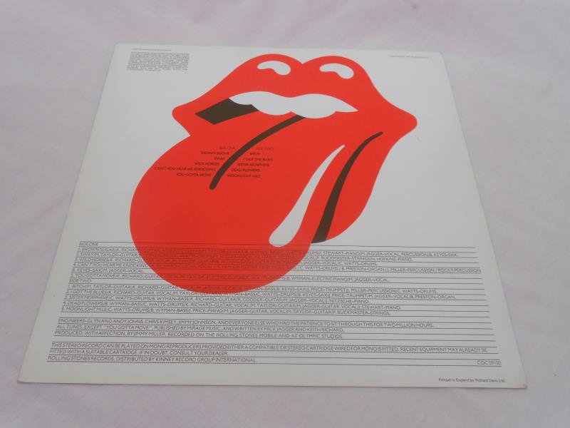 Rolling Stones - Sticky Fingers UK 1st press LP record COC 59100 VG+ Matrix TML ROLLING STONES - Image 10 of 10