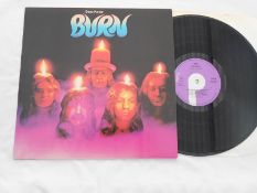 Deep Purple - Burn UK 1st press record LP TPS 3505 PORKY-MEL-TRISH A-1U & B-1U NM The vinyl is in