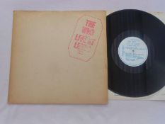 The Who Live at Leeds UK Record LP with inserts. Track 2406 001 A-1-1 and B-1-1 Red Text EX The