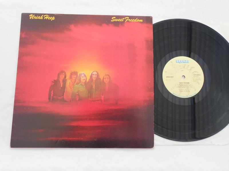 Uriah Heep ? Sweet Freedom UK 1st press LP 1LPS 9245 A-1 and B-1 EX The vinyl is in excellent