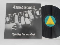 Thundercraaft ? Fighting for Survival German record LP BOOM 30/08340 A and B NM The vinyl is in near