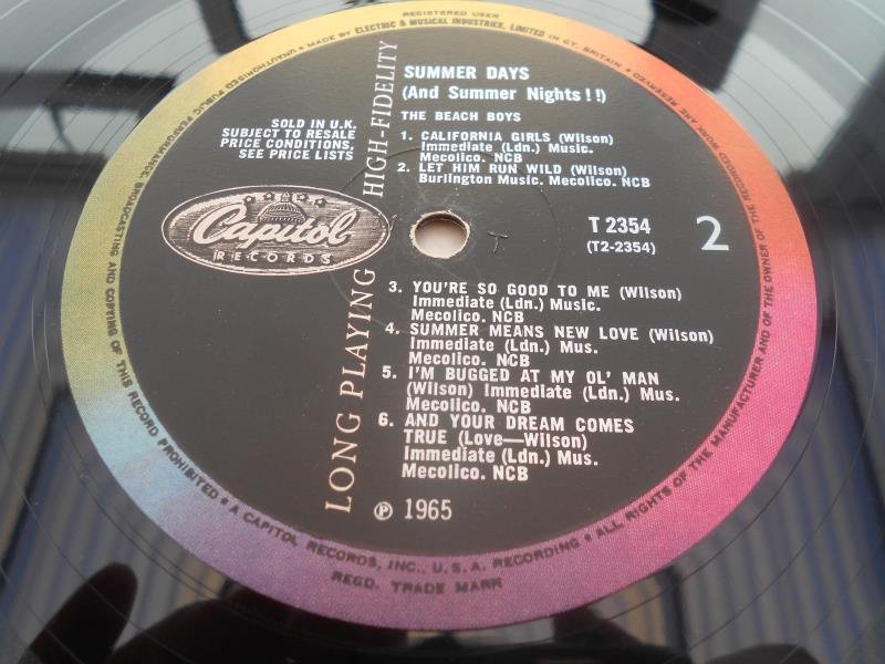 Collection of 3 x Beach Boys UK 1st presses All in very good plus condition The Beach Boys ? Wild - Image 19 of 30