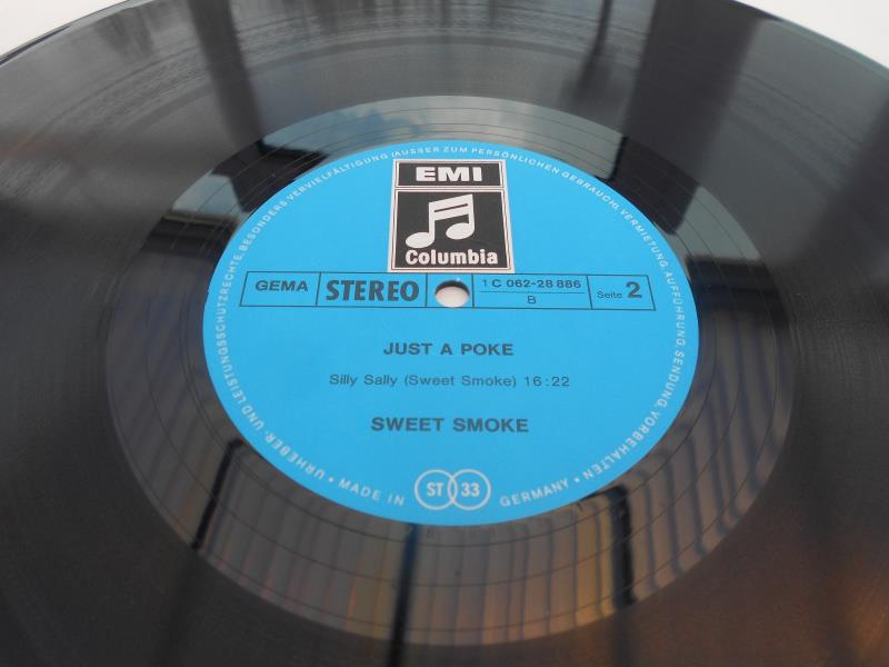 Sweet Smoke.- Just a Poke German 1st press Record LP 1 C 062-28 886. 28886 A-1 and B-1 Ex+/N/Mint - Image 8 of 9