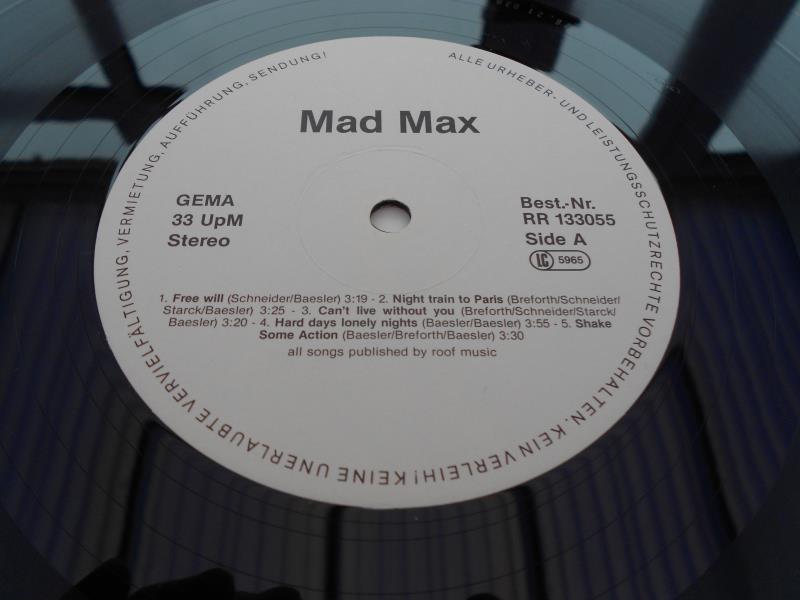 Mad Max ? Mad Max German record LP RR 133055 76.21039-01-1 and 01-2 EX The vinyl is in near - Image 6 of 10