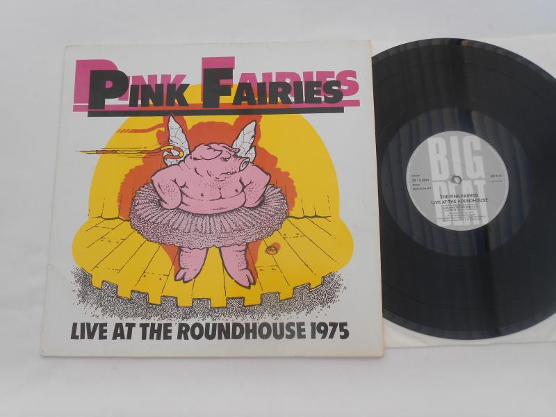 Pink Fairies.- Live at the Roundhouse 1975 LP Big Beat WIK 14 B-3993 A-2 and B-2 N/M The vinyl is in