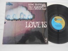 Eric Burdon - Love Is. UK 1st press record LP MGM-CS-8105. 2YMG 285-1G and 286-1G EX The vinyl is in