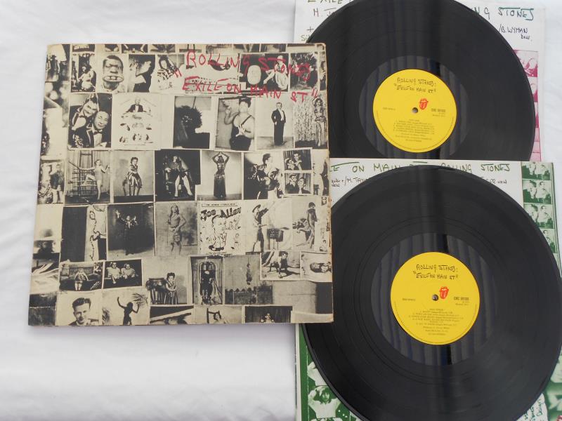 Rolling Stones ? Exile on Main St UK Double LP COC 69100 A2-B2-C1and D2 EX+ Both vinyls are in