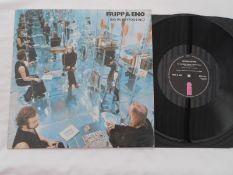 Fripp & Eno ? No Pussyfooting UK 1st press record LP HELP 16 A-1U and B-1U EX+ The vinyl is in