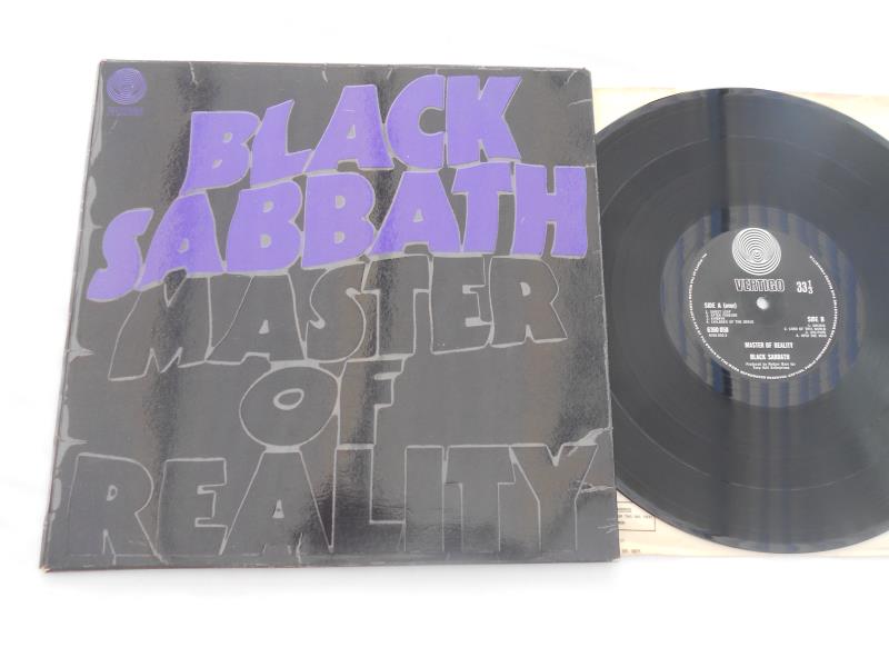 Black Sabbath ? Master of Reality UK 1st press vertigo swirl LP 6360 050 1Y-1 and 2Y-1 EX+ The vinyl - Image 2 of 9