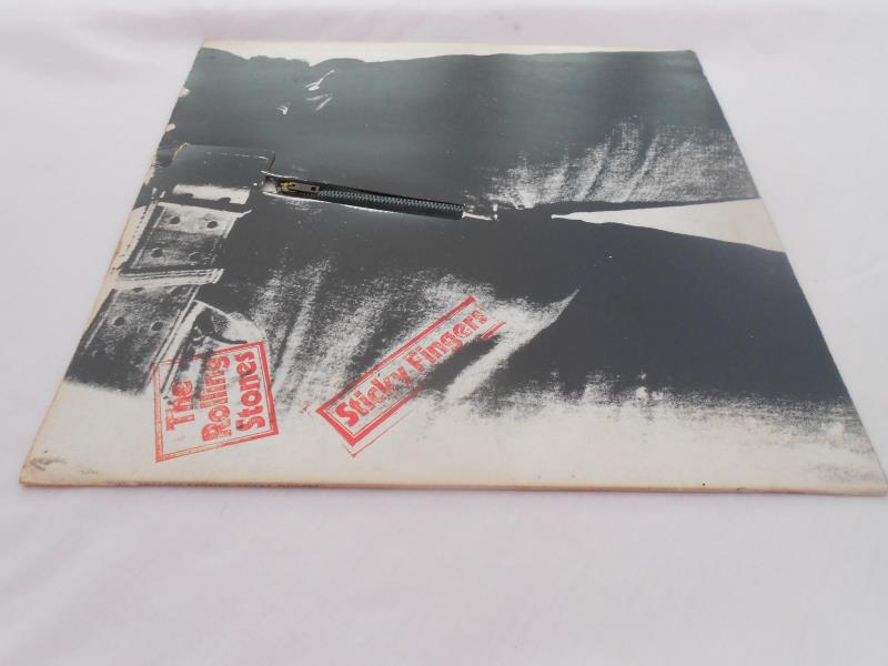 Rolling Stones - Sticky Fingers UK 1st press LP record COC 59100 VG+ Matrix TML ROLLING STONES - Image 3 of 10