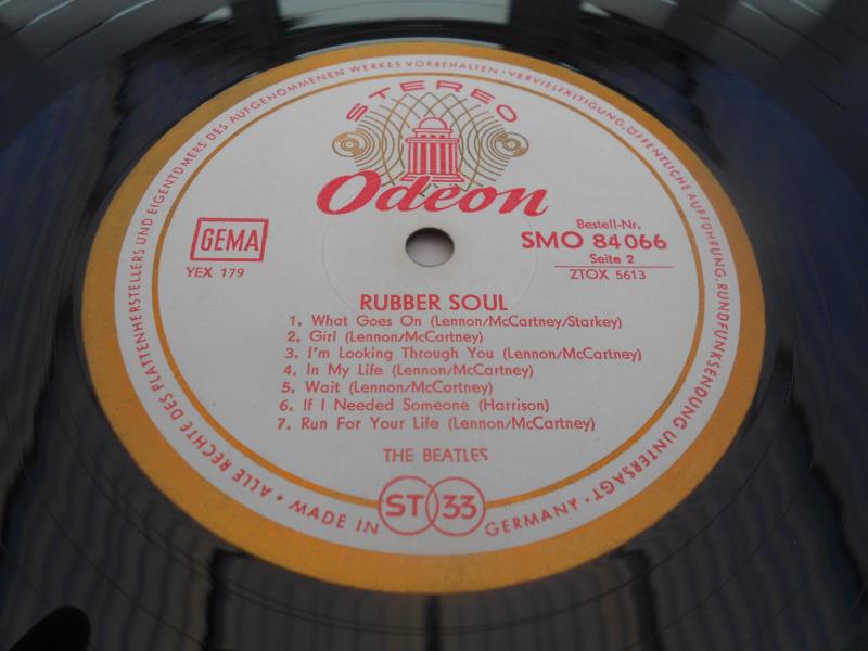 The Beatles - Rubber Soul German 1st press SMO 84 066 YEX 178-1 YEX 179-2 Gold Label The vinyl is in - Image 7 of 8