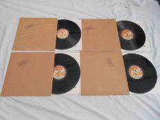 Collection of Led Zeppelin In through the out door SSK 59410 STRAWBERRY UK LP Outer brown sleeve EX.