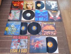 Hard Rock collection X 9 LP?s Vinyl Excellent, Sleeves VG+ to EX