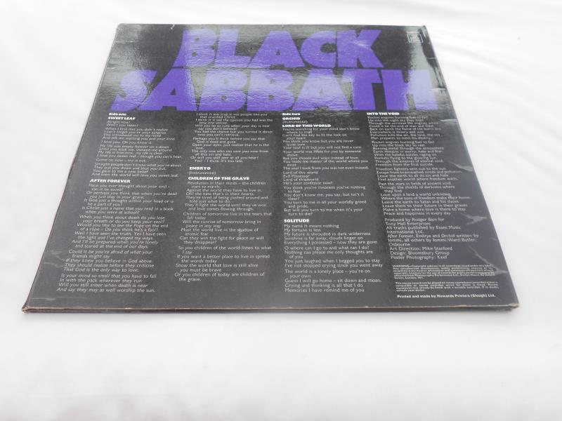 Black Sabbath ? Master of Reality UK 1st press vertigo swirl LP 6360 050 1Y-1 and 2Y-1 EX+ The vinyl - Image 5 of 9