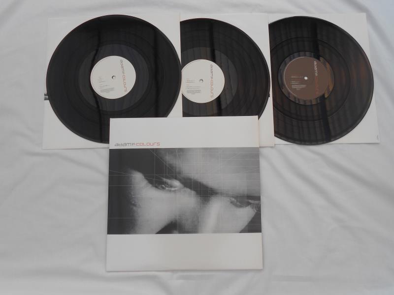 Adam F ? Colours. UK 1st press Triple Record 7243821725 A-1-1-1 ? B-1-1-1 etc N/M All there vinyls