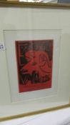 Pablo Picasso (1881-1973)Plate signed lithographic print 'Exposition Vallauris' Maison De La Pensee