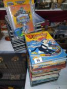 A good collection of annuals including, Dandy, Eagle, Beano, Victor, etc.