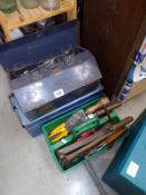 A good lot of workshop tools/boxes