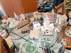 A large collection of ornamental period houses including Lilliput Lane