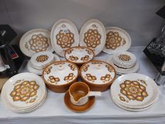 A 32 piece vintage dinner set, Kalabar by Palissy (A member of the Royal Worcester group)