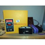 An unboxed Brownie 8 movie projector & a quantity of camera's COLLECT ONLY