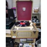 A Dansette minor portable record player