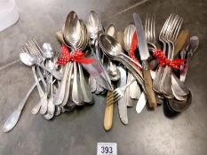 A quantity of French silver plated cutlery