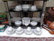 A quantity of Japanese fine porcelain dinner ware COLLECT ONLY