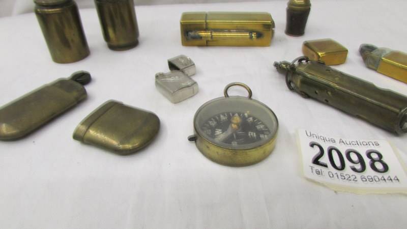 A collection of Trench art lighters etc., - Image 4 of 4